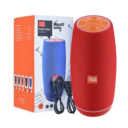 T&G Portable Bluetooth Speaker TG-108 Hands-Free Calls/TF/AUX/FM Red T&G Portable Bluetooth Speaker TG-108 Hands-Free Calls/TF/AUX/FM Red